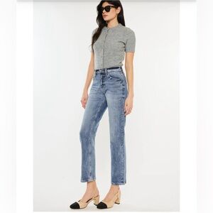 ⭐️KANCAN⭐️Tilda NWT high rise slim straight jeans, size 25